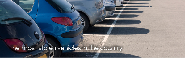 The most stolen vehicles in the country