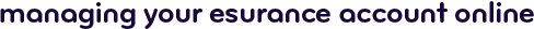 Managing your Esurance account online