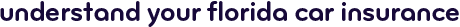 Understand your Florida car insurance