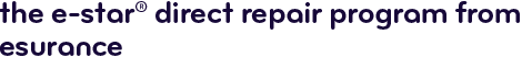 the E-star Direct Repair Program from Esurance