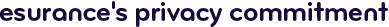 Esurance's privacy commitment