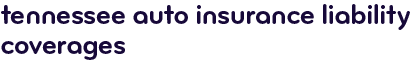 Tenessee auto insurance liability coverages