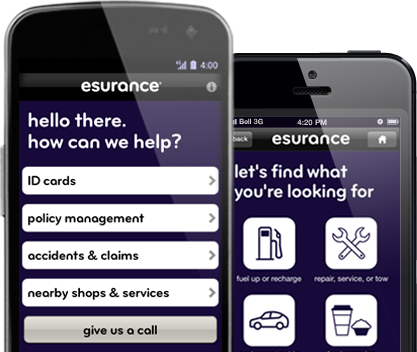 Esurance Mobile for iPhone or Android