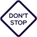 Don't stop on a bridge