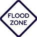 Avoid flooded areas