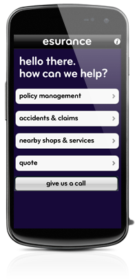 ... anytime with esurance mobile for iphone android or windows phone